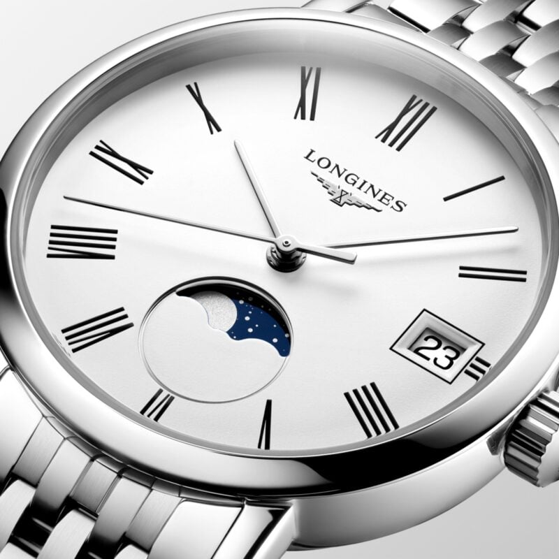 LONGINES ELEGANT COLLECTION MOONPHASE L4.330.4.11.6 Longines Elegant Collection 6