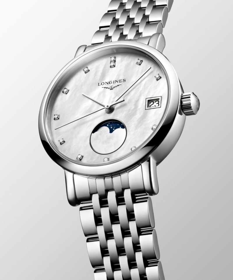 LONGINES ELEGANT COLLECTION MOONPHASE L4.330.4.87.6 Longines Elegant Collection 5