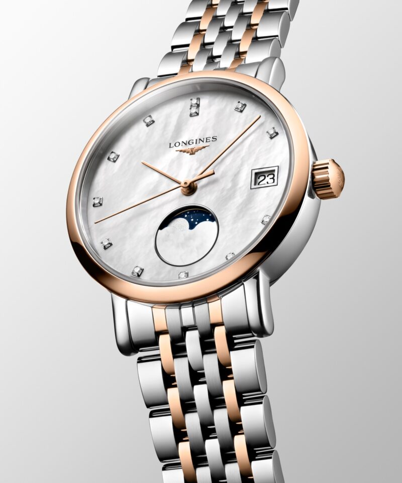 LONGINES ELEGANT COLLECTION MOONPHASE L4.330.5.87.7 Longines Elegant Collection 5