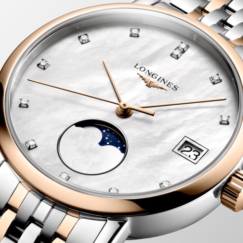 LONGINES ELEGANT COLLECTION MOONPHASE L4.330.5.87.7 Longines Elegant Collection 6