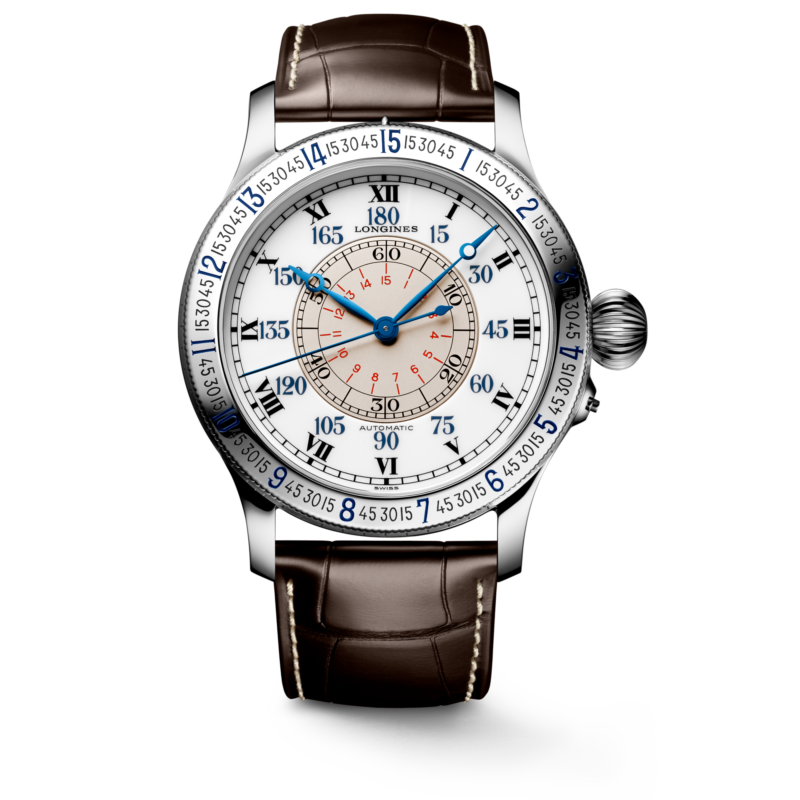 LINDBERGH HOUR ANGLE WATCH L2.678.4.11.0 Heritage Avigation 2