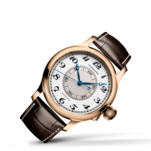 LONGINES WEEMS SECOND-SETTING WATCH L2.713.8.13.0 Heritage Avigation