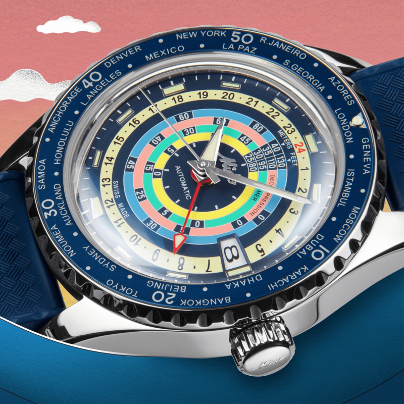 Mido Ocean Star Decompression Worldtimer MIDO 11