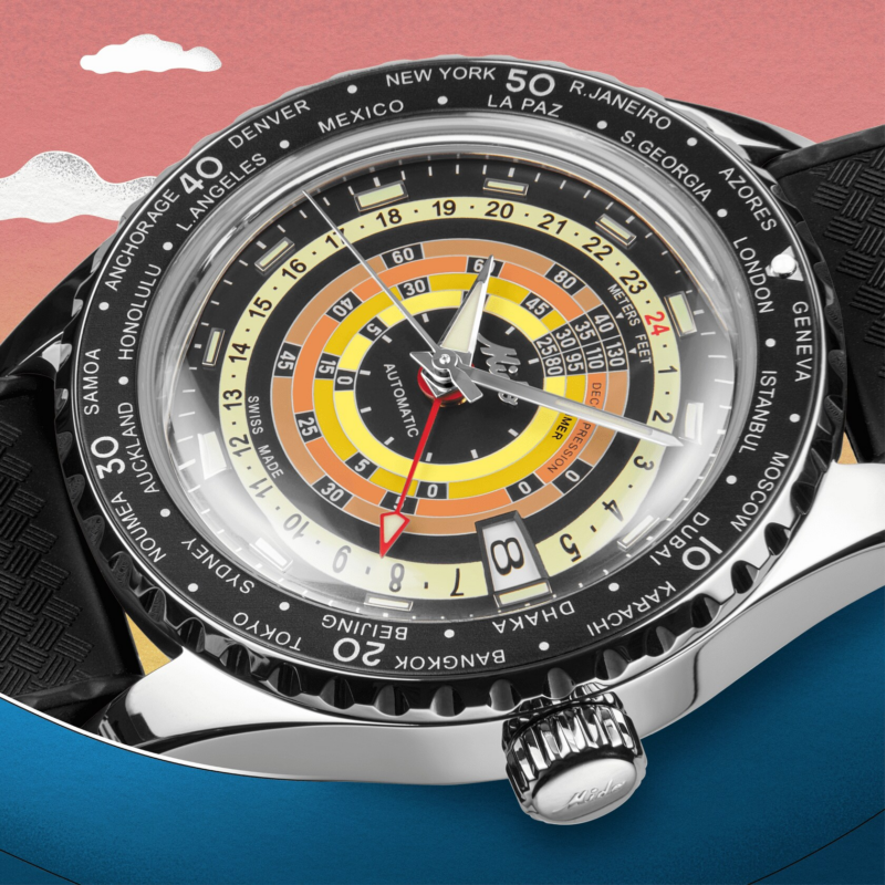 Mido Ocean Star Decompression Worldtimer MIDO 11